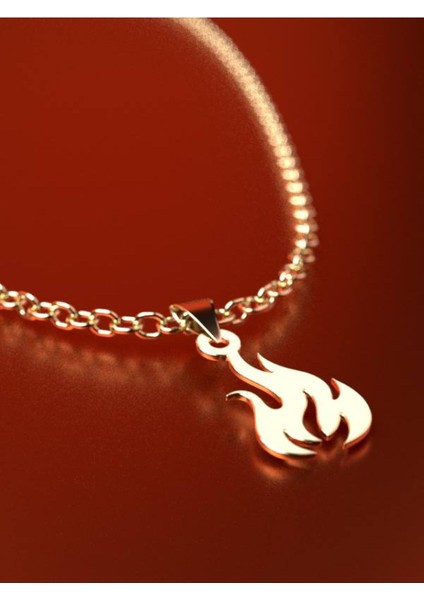 14 Ayar Altın Alev/ Ateş Kolye Ucu 1 Gr, KC10903 Kodlu fırsatları