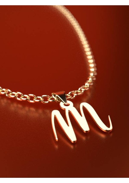 14 Ayar Altın M Harfi Kolye Ucu 1 Gr, KC10910 Kodlu fırsatları