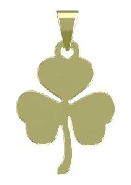 14 Ayar Altın Çiçek Kolye Ucu 1 Gr, KC12432 Kodlu