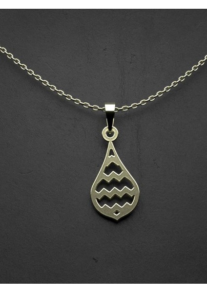 14 Ayar Altın Gözyaşı Damlası Kolye Ucu 1 Gr, KC11279 Kodlu