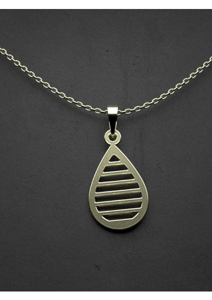 14 Ayar Altın Gözyaşı Damlası Kolye Ucu 1 Gr, KC11231 Kodlu