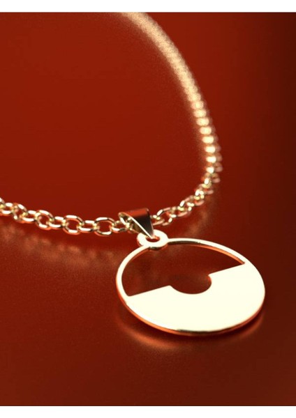 14 Ayar Altın Daire Kolye Ucu 1 Gr, KC11818 Kodlu fırsatları