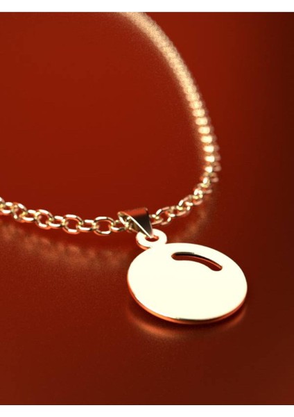 14 Ayar Altın Daire Kolye Ucu 1 Gr, KC13573 Kodlu fırsatları