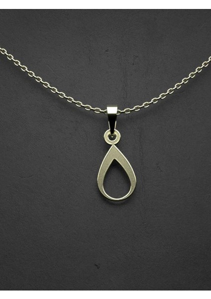 14 Ayar Altın Gözyaşı Damlası Kolye Ucu 1 Gr, KC14327 Kodlu