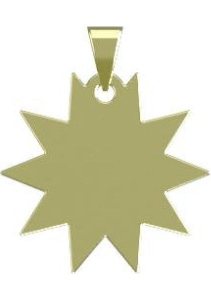 14 Ayar Altın Yıldız Kolye Ucu 1 Gr, KC15389 Kodlu