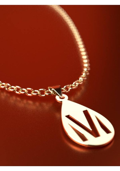 14 Ayar Altın M Harfi Kolye Ucu 1 Gr, KC12854 Kodlu fırsatları