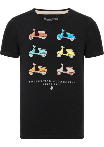 Tap Erkek Siyah Tişört