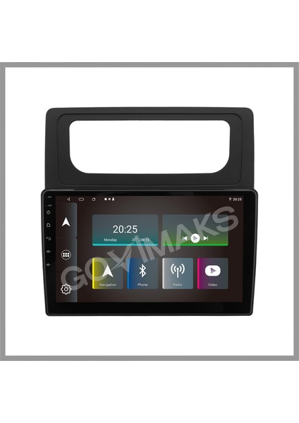 GOVİMAKS VOLKSWAGEN CADDY MANUEL KILIMA 2003-2014 UYUMLU 6 GB RAM 128 GB HAFIZA OEM MULTİMEDİA TEYP