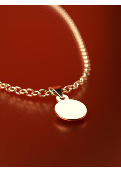 14 Ayar Altın Daire Kolye Ucu 1 Gr, KC14102 Kodlu fırsatları