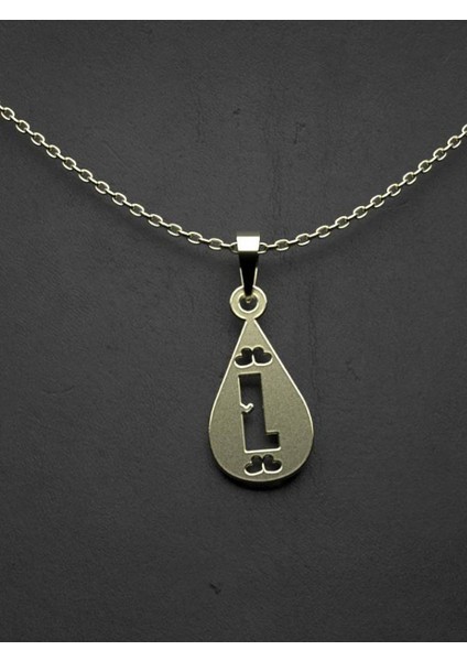 14 Ayar Altın L Harfi Kolye Ucu 1 Gr, KC14780 Kodlu