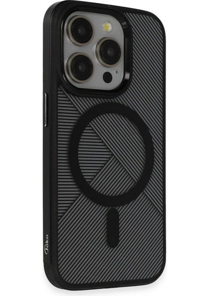 iPhone 15 Pro Vito Magsafe Kapak - Siyah - 16088-7392