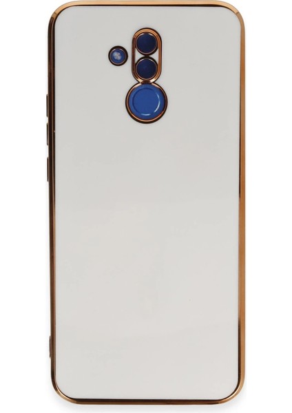Huawei Mate 20 Lite Kılıf Volet Silikon - Beyaz - 14041-1942