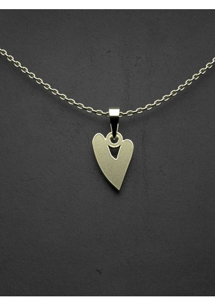 14 Ayar Altın Kalp Kolye Ucu 1 Gr, KC17434 Kodlu