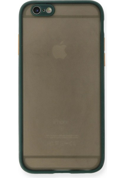 iPhone 6 Kılıf Montreal Silikon Kapak - Yeşil - 13054-5410