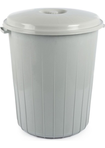 Gri Kapaklı 25 Litre Çöp Kutusu, Şık ve Kullanışlı Ev ve Ofis Çözümleri