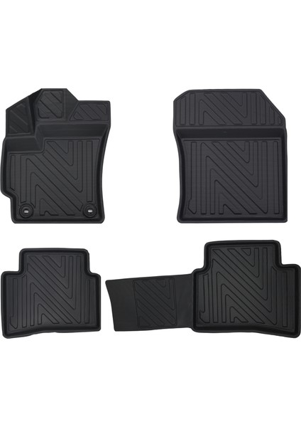 Toyota Corolla 2018 ve Sonrası Premium Havuzlu 5d Oto Paspas | Sedan-Benzin&lpg