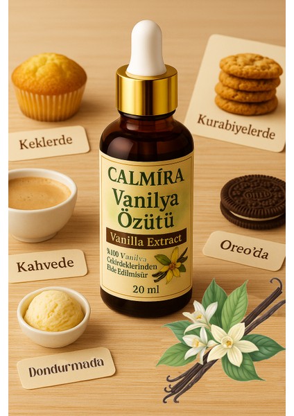 Vanilya Özütü Ekstraktı 20 ml