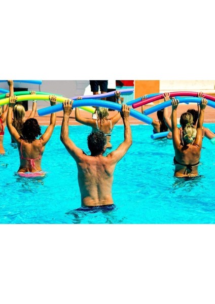 150 cm Renkli Yüzme Makarnası ve Köpük Sosis, Deniz ve Havuz Eğlencesi