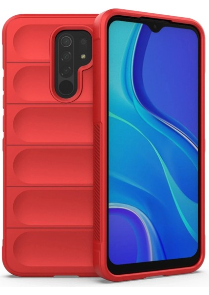 Xiaomi Redmi 9 Kılıf Optimum Silikon - Kırmızı - 17265-3848