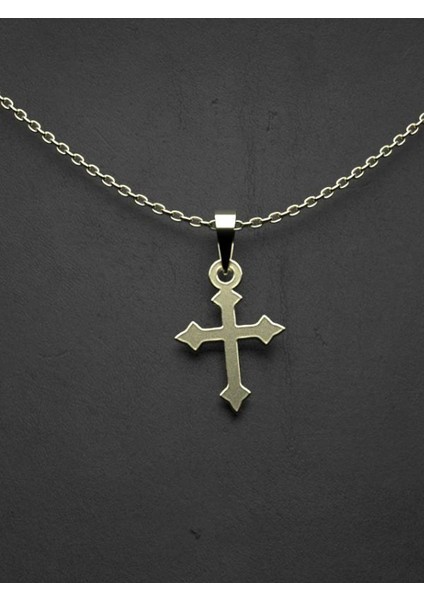 14 Ayar Altın Haç Kolye Ucu 1 Gr, KC12434 Kodlu