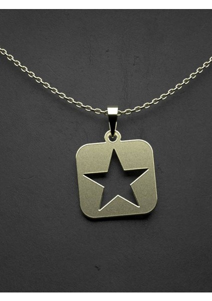 14 Ayar Altın Yıldız Kolye Ucu 1 Gr, KC15407 Kodlu