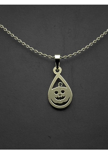 14 Ayar Altın Cadılar Bayramı_halloween Kolye Ucu 1 Gr, KC13957 Kodlu