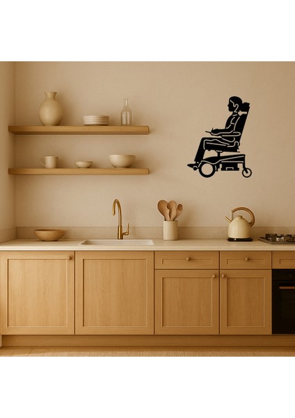 Motorlu Tekerlekli Sandalye Dekoratif Tablo - 12530-3645 fiyatları