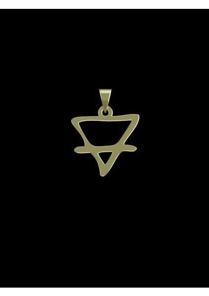 14 Ayar Altın Geometrik Kolye Ucu 1 Gr, KC16123 Kodlu