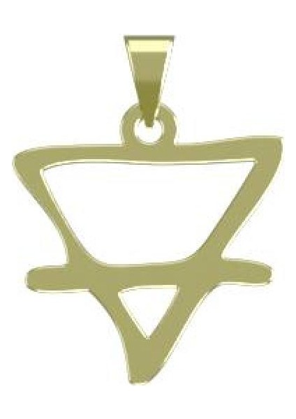 14 Ayar Altın Geometrik Kolye Ucu 1 Gr, KC16123 Kodlu