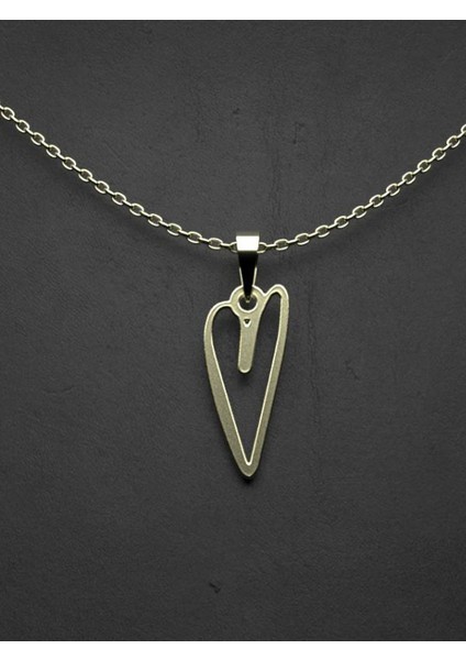 14 Ayar Altın Kalp Kolye Ucu 1 Gr, KC17474 Kodlu