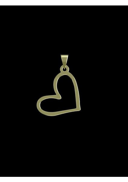 14 Ayar Altın Kalp Kolye Ucu 1 Gr, KC17501 Kodlu