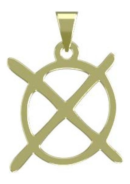 14 Ayar Altın Geometrik Kolye Ucu 1 Gr, KC16136 Kodlu