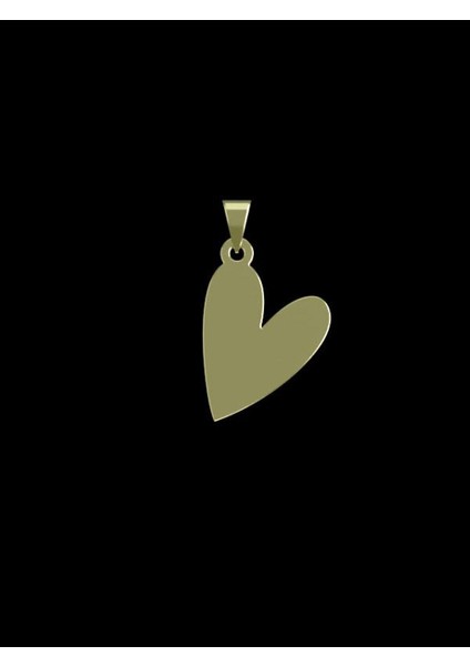 14 Ayar Altın Kalp Kolye Ucu 1 Gr, KC17806 Kodlu