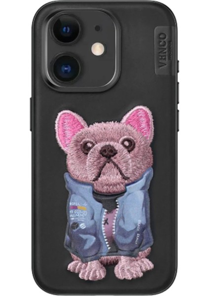 iPhone 11 Cute Desenli Kapak - Siyah - 11827-8396
