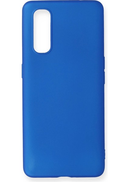 Oppo Find X2 Kılıf First Silikon - Mavi - 19748-1449