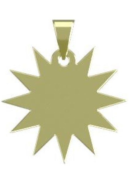 14 Ayar Altın Yıldız Kolye Ucu 1 Gr, KC15594 Kodlu