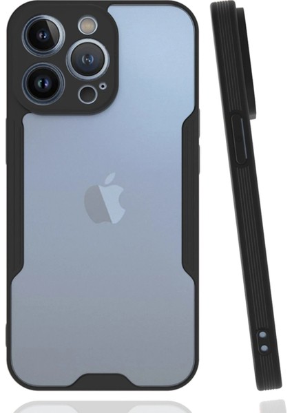 iPhone 14 Pro Kılıf Platin Silikon - Siyah - 17431-6743