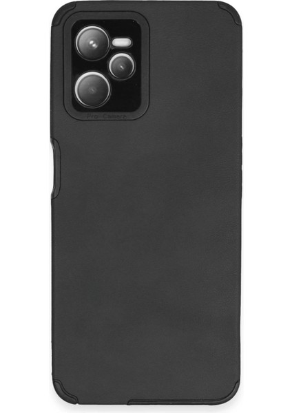 Realme C35 Kılıf Loop Deri Silikon - Siyah - 15271-1960