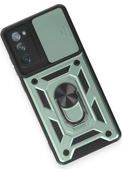 Samsung Galaxy S20 Fe Kılıf Pars Lens Yüzüklü Silikon - Yeşil - 17251-6738 modelleri
