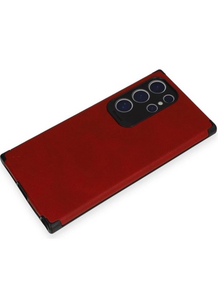 Samsung Galaxy S24 Ultra Kılıf Loop Deri Silikon - Kırmızı - 17114-7500 fırsatları