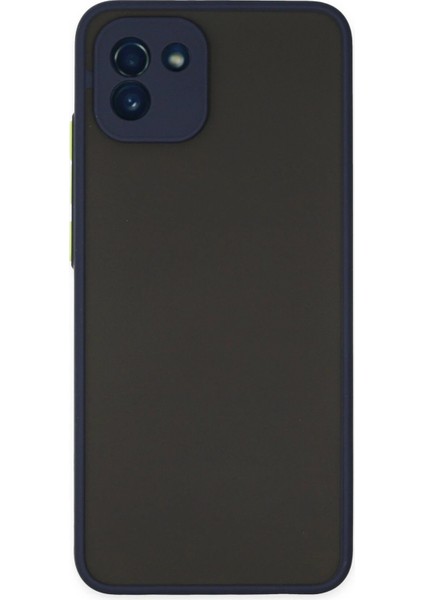 Samsung Galaxy A03 Kılıf Montreal Silikon Kapak - Lacivert - 14686-4794