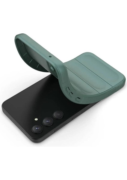 Samsung Galaxy A26 Kılıf Optimum Silikon - Koyu Yeşil - 18246-5067 fırsatları