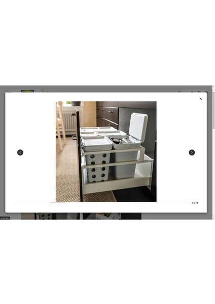 Açık Gri 10 Lt Çöp Kutusu, Şık ve Kullanışlı Tasarım fırsatları