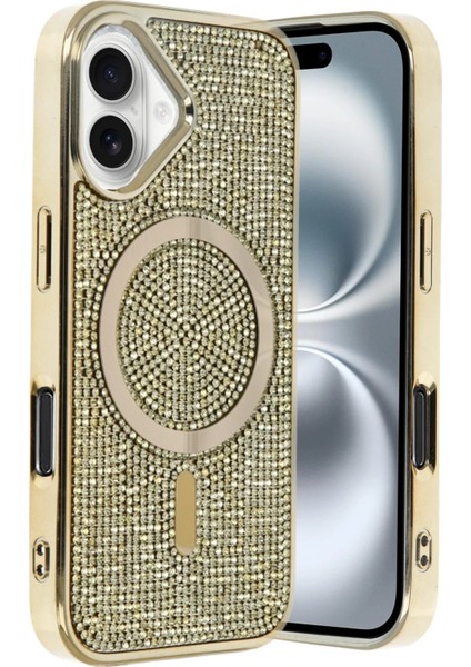 Apple iPhone 16 Helen Magsafe Kapak - Gold - 14810-6712 modelleri