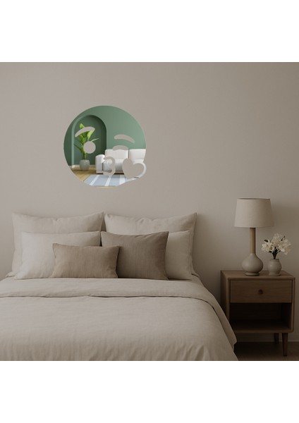 Öpücük Gönderen Yüz Ifadeli Dekoratif Aynalı Tablo - 19124-1621 fiyatları