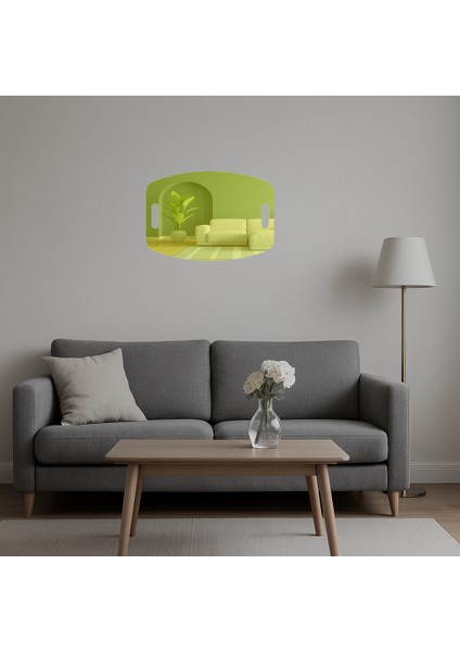 Deniz Temalı Dekoratif Altın Aynalı Tablo - 14191-3372 indirimleri