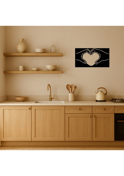 El Kalp Aşk Dekoratif Tablo - 17633-5125 fiyatları