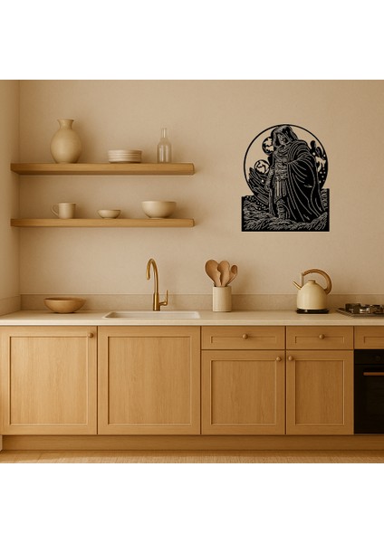 Ayda Jedi Şövalyesi Temalı Dekoratif Mdf Tablo - 15627-3990 fiyatları