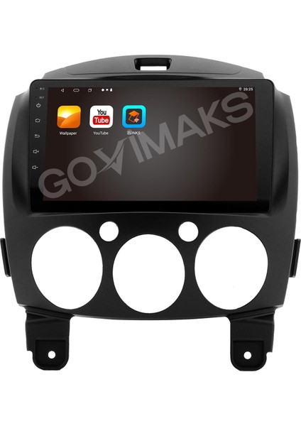 GOVİMAKS MAZDA 2 2008-2012 UYUMLU 8 GB RAM 128 GB HAFIZA ANDROID MULTIMEDIA TEYP