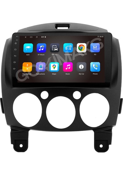 GOVİMAKS MAZDA 2 2008-2012 UYUMLU 8 GB RAM 128 GB HAFIZA ANDROID MULTIMEDIA TEYP